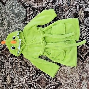 Bath Robe Dinosaur Kids size M